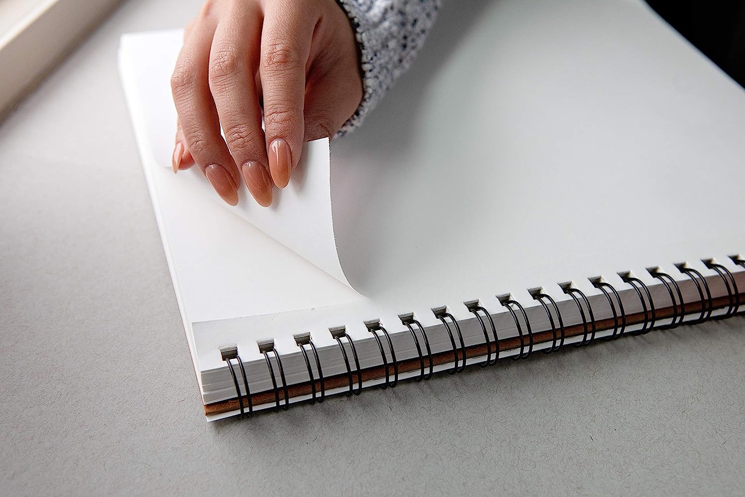Strathmore Colored Pencil Spiral Paper Pad 9"X12"-30 Sheets -62477900 - Image 4